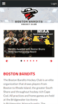 Mobile Screenshot of bostonbandits.com